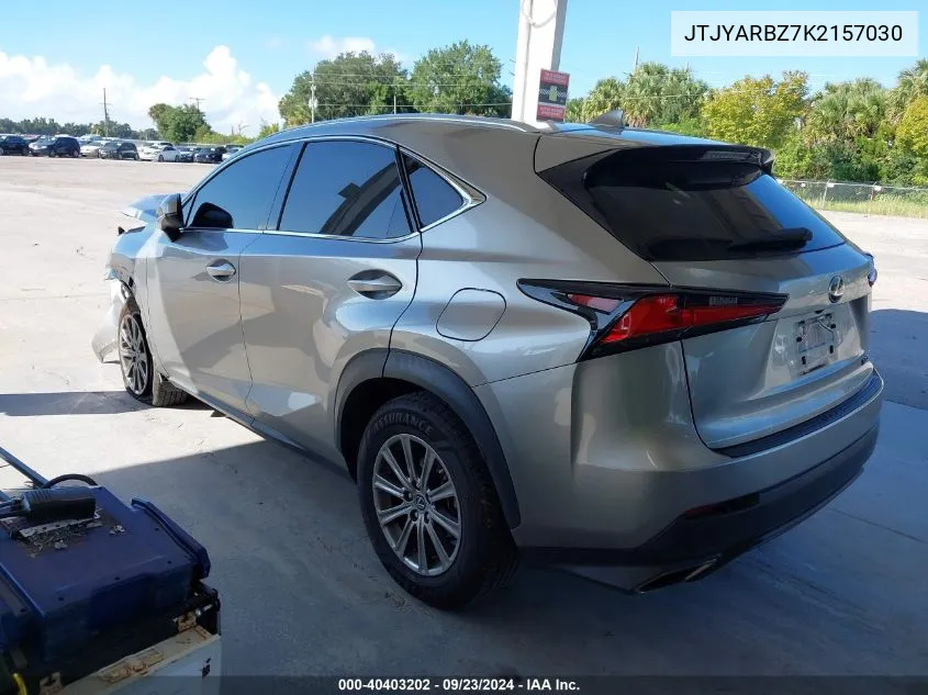 JTJYARBZ7K2157030 2019 Lexus Nx 300