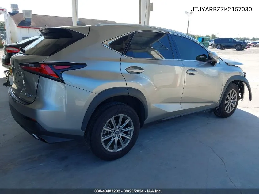 JTJYARBZ7K2157030 2019 Lexus Nx 300