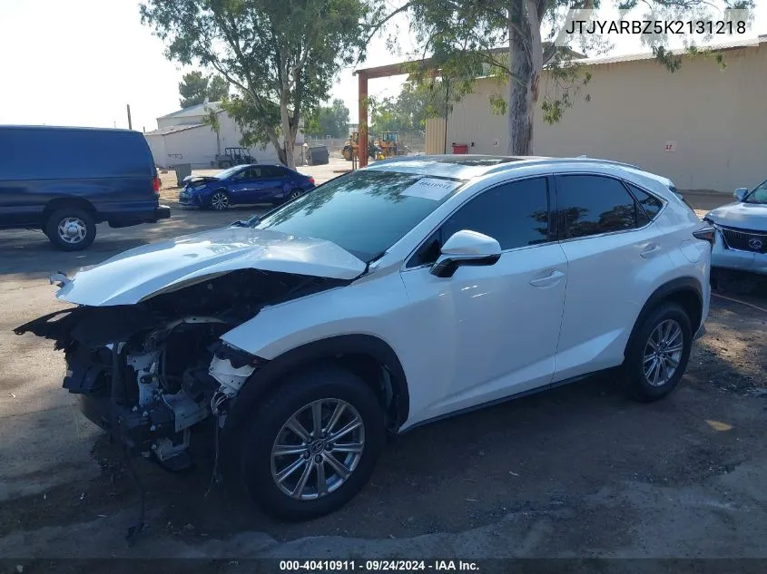 2019 Lexus Nx 300 Base/300 F Sport VIN: JTJYARBZ5K2131218 Lot: 40410911