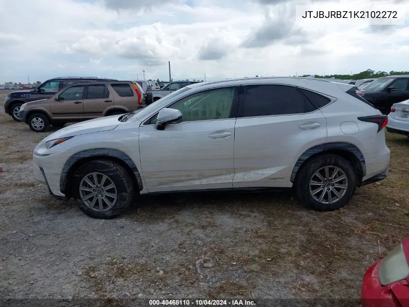 JTJBJRBZ1K2102272 2019 Lexus Nx 300H