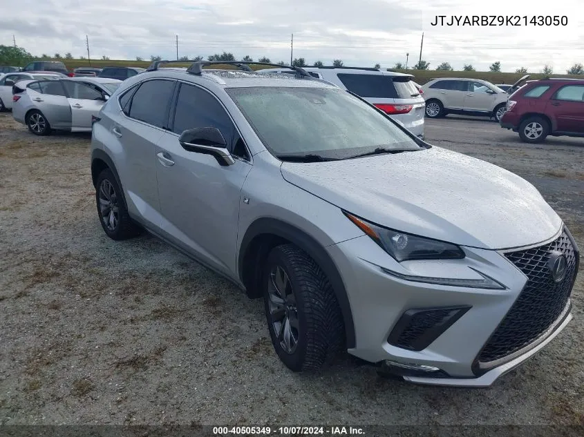 2019 Lexus Nx 300 Base/300 F Sport VIN: JTJYARBZ9K2143050 Lot: 40505349