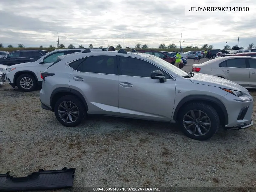 2019 Lexus Nx 300 Base/300 F Sport VIN: JTJYARBZ9K2143050 Lot: 40505349