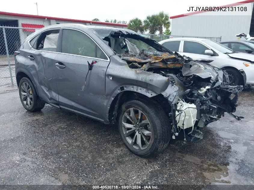 2019 Lexus Nx 300 Base/300 F Sport VIN: JTJYARBZ9K2131108 Lot: 40530718