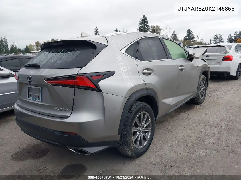 2019 Lexus Nx 300 VIN: JTJYARBZ0K2146855 Lot: 40678781