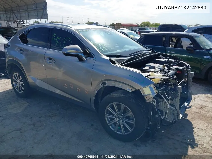 2019 Lexus Nx 300 VIN: JTJYARBZ1K2142880 Lot: 40768916