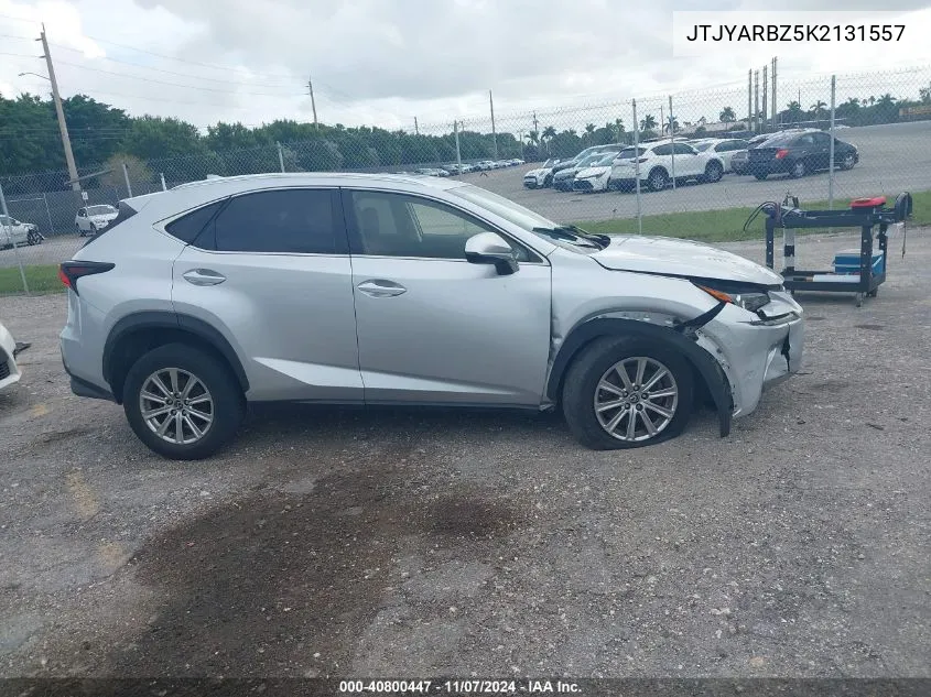 2019 Lexus Nx 300 VIN: JTJYARBZ5K2131557 Lot: 40800447