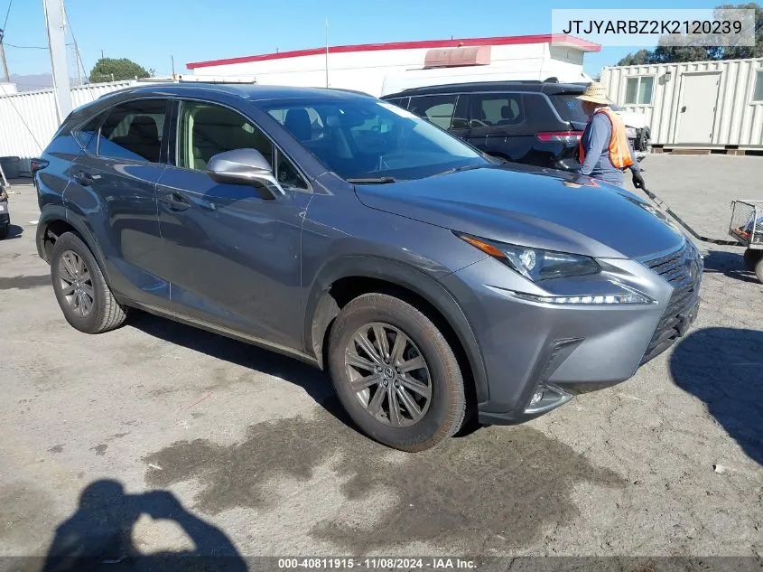 2019 Lexus Nx 300 VIN: JTJYARBZ2K2120239 Lot: 40811915