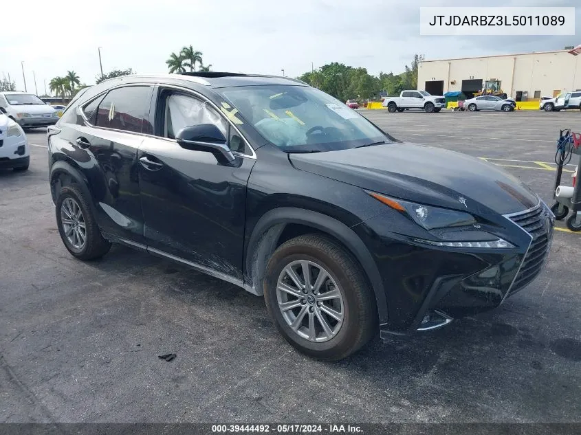 2020 Lexus Nx 300 VIN: JTJDARBZ3L5011089 Lot: 39444492