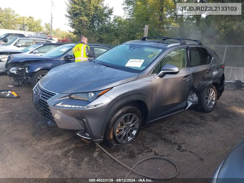 2020 Lexus Nx 300H 300H VIN: JTJDJRDZ2L2133103 Lot: 40323139