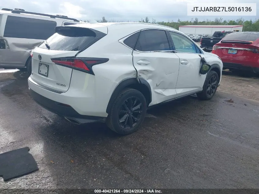 JTJJARBZ7L5016136 2020 Lexus Nx 300 F Sport