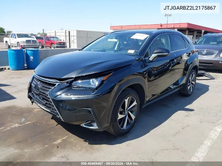 2020 Lexus Nx 300 VIN: JTJGARBZ2L2175867 Lot: 40469467