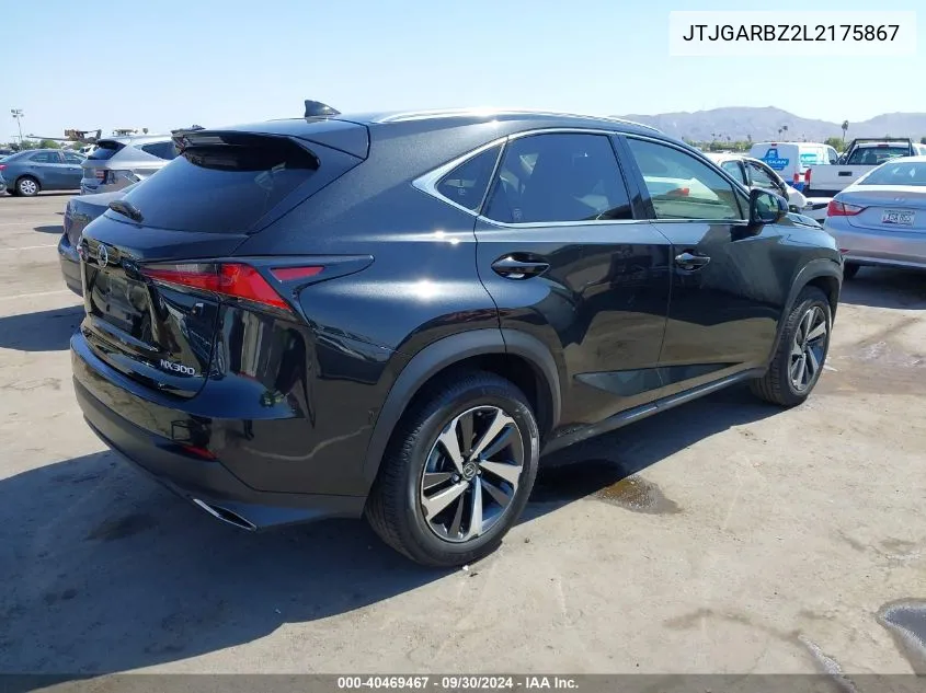 JTJGARBZ2L2175867 2020 Lexus Nx 300