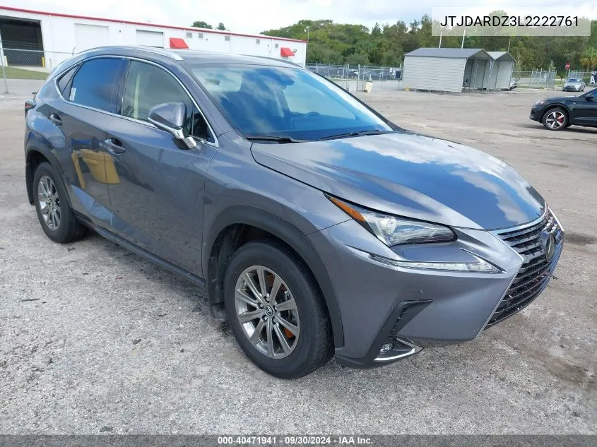 2020 Lexus Nx 300 VIN: JTJDARDZ3L2222761 Lot: 40471941