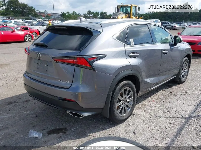 2020 Lexus Nx 300 VIN: JTJDARDZ3L2222761 Lot: 40471941