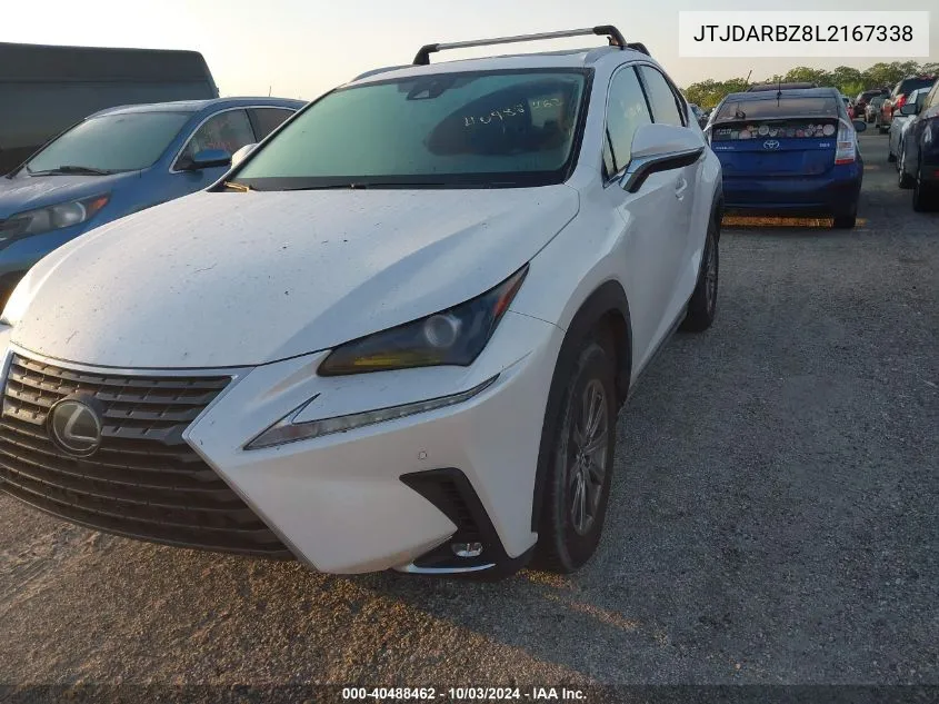 2020 Lexus Nx 300 VIN: JTJDARBZ8L2167338 Lot: 40488462