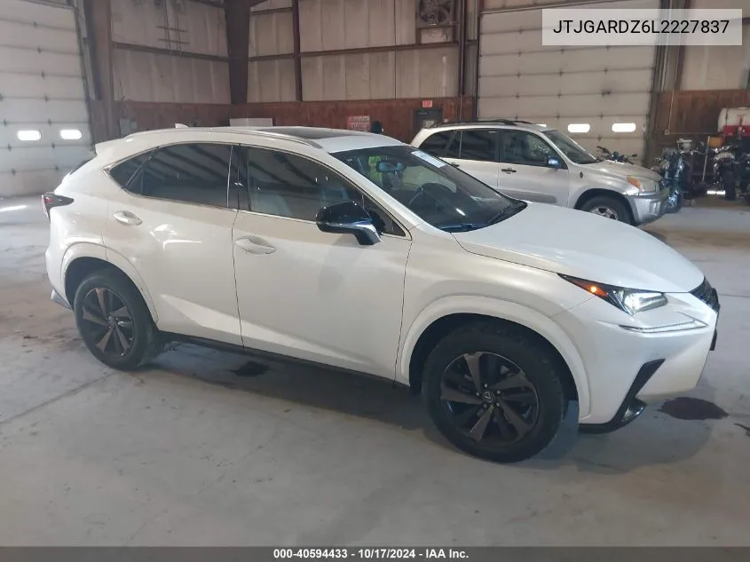 2020 Lexus Nx 300 VIN: JTJGARDZ6L2227837 Lot: 40594433