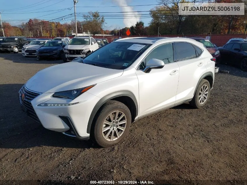 2020 Lexus Nx 300 VIN: JTJDARDZ9L5006198 Lot: 40723053