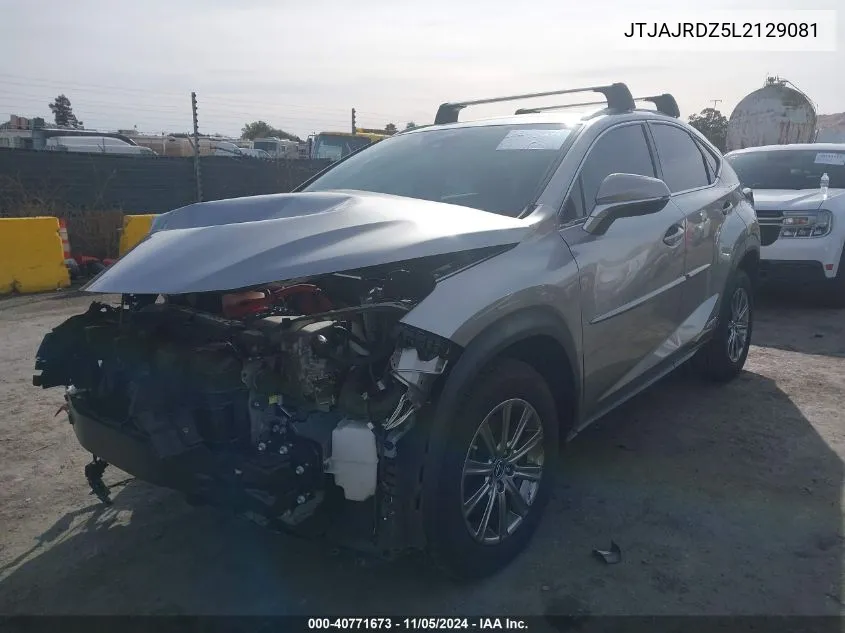 2020 Lexus Nx 300H VIN: JTJAJRDZ5L2129081 Lot: 40771673