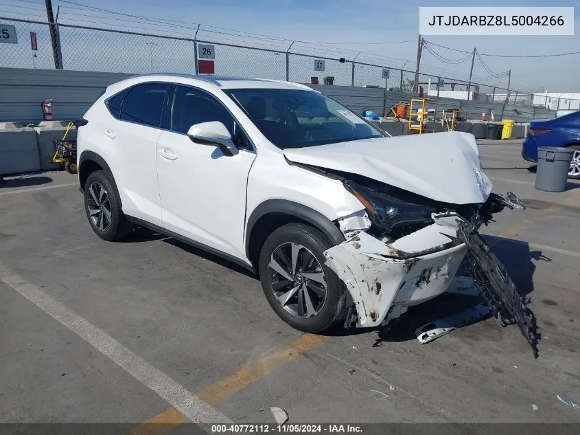 2020 Lexus Nx 300 VIN: JTJDARBZ8L5004266 Lot: 40772112