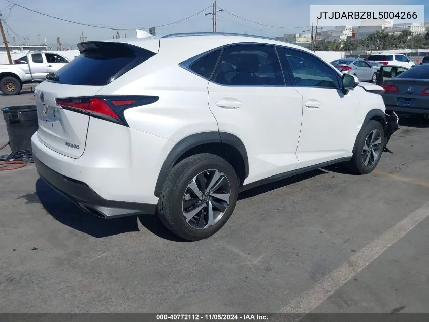 2020 Lexus Nx 300 VIN: JTJDARBZ8L5004266 Lot: 40772112