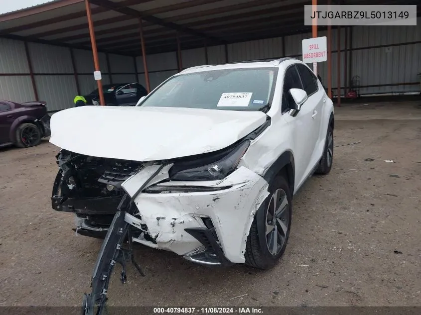 2020 Lexus Nx 300 VIN: JTJGARBZ9L5013149 Lot: 40794837