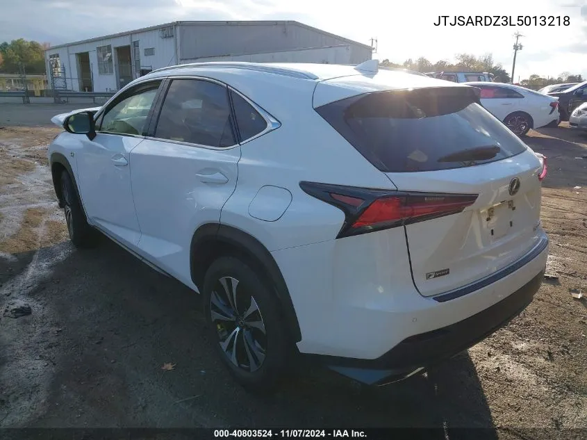 2020 Lexus Nx 300 F Sport VIN: JTJSARDZ3L5013218 Lot: 40803524