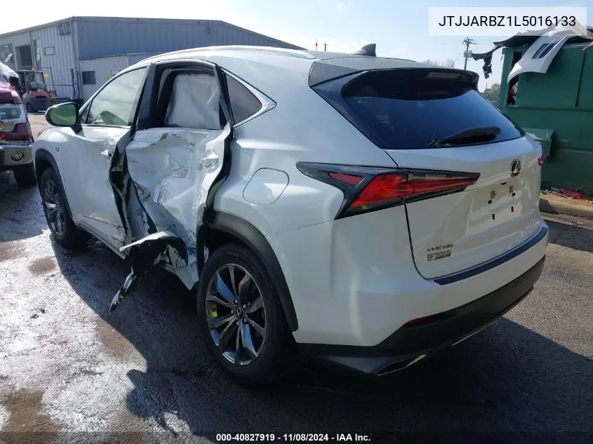 2020 Lexus Nx 300 F Sport VIN: JTJJARBZ1L5016133 Lot: 40827919