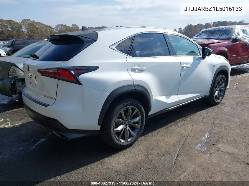 2020 Lexus Nx 300 F Sport VIN: JTJJARBZ1L5016133 Lot: 40827919