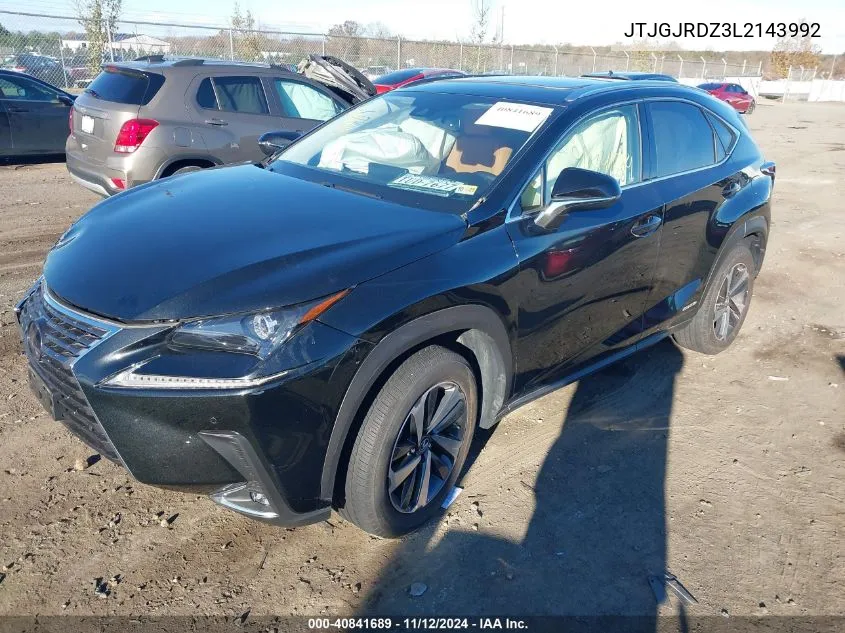 JTJGJRDZ3L2143992 2020 Lexus Nx 300H