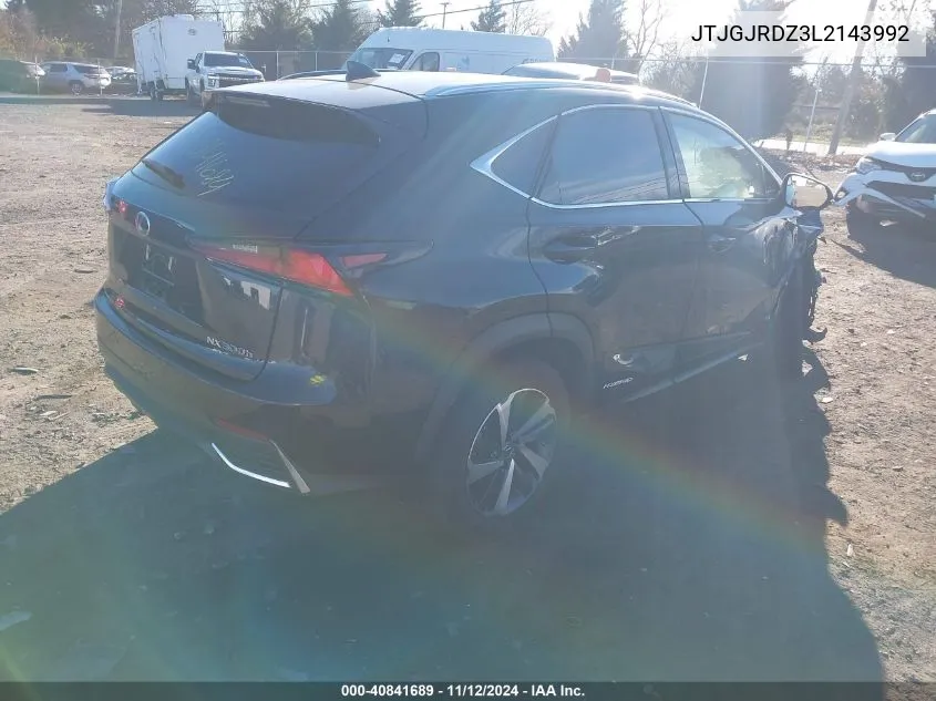 JTJGJRDZ3L2143992 2020 Lexus Nx 300H