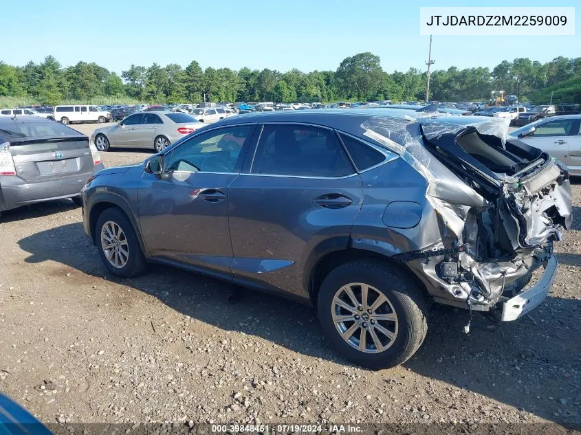 2021 Lexus Nx 300 VIN: JTJDARDZ2M2259009 Lot: 39848451