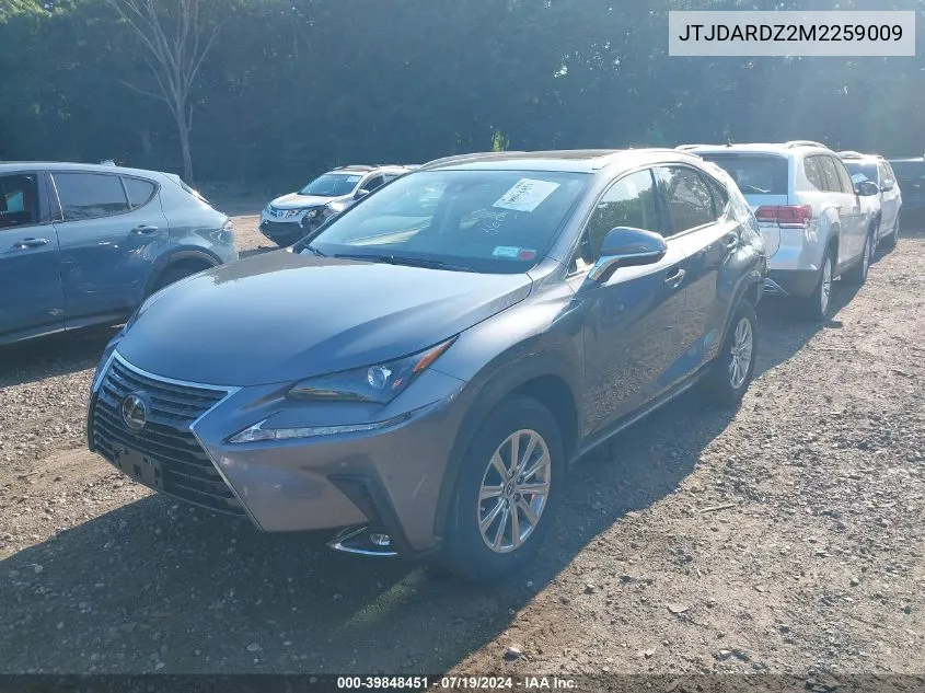 JTJDARDZ2M2259009 2021 Lexus Nx 300