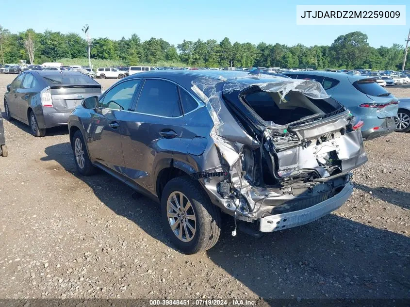 2021 Lexus Nx 300 VIN: JTJDARDZ2M2259009 Lot: 39848451