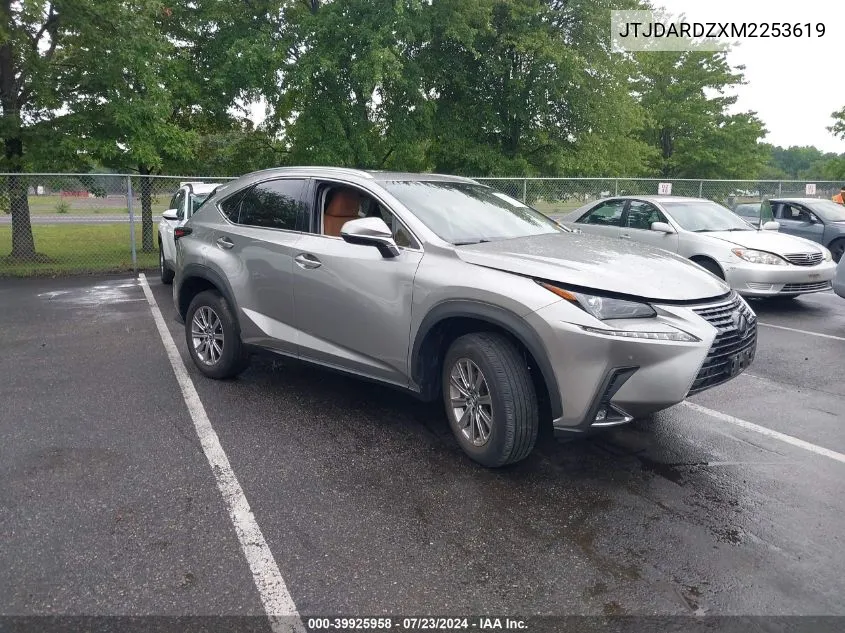 2021 Lexus Nx 300 VIN: JTJDARDZXM2253619 Lot: 39925958