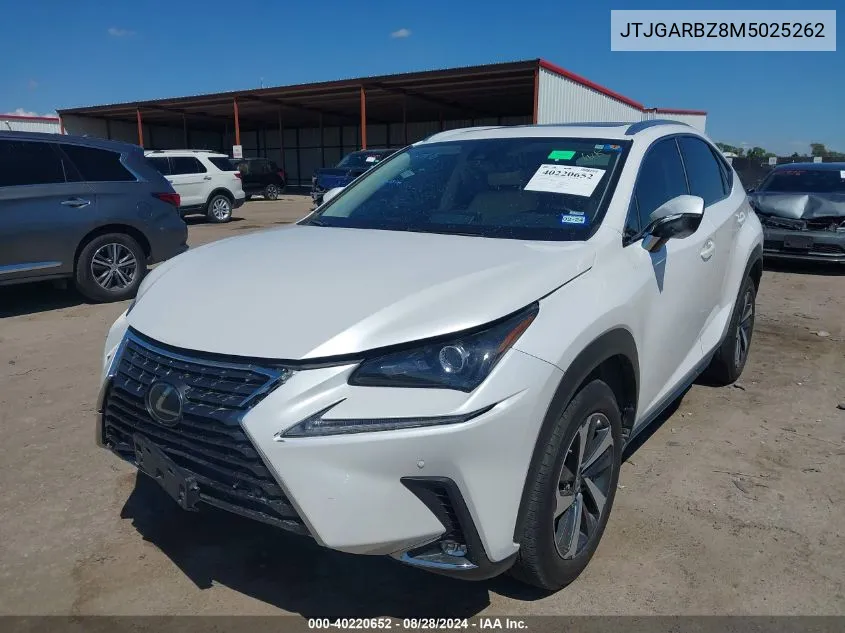 JTJGARBZ8M5025262 2021 Lexus Nx 300