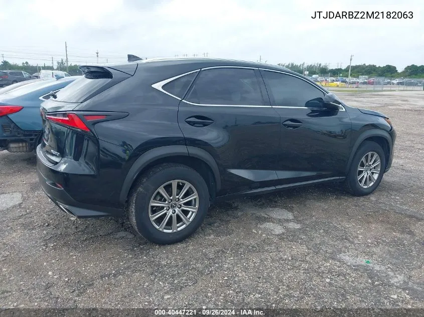 2021 Lexus Nx 300 Base/300 Luxury/300 F VIN: JTJDARBZ2M2182063 Lot: 40447221