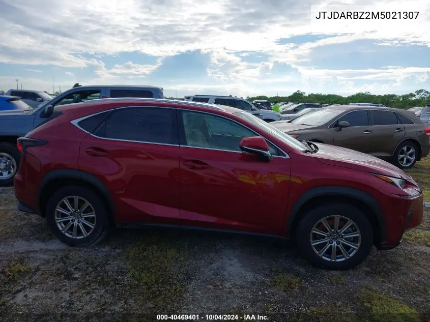 2021 Lexus Nx 300 VIN: JTJDARBZ2M5021307 Lot: 40469401