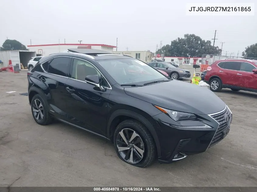 2021 Lexus Nx 300H VIN: JTJGJRDZ7M2161865 Lot: 40584978