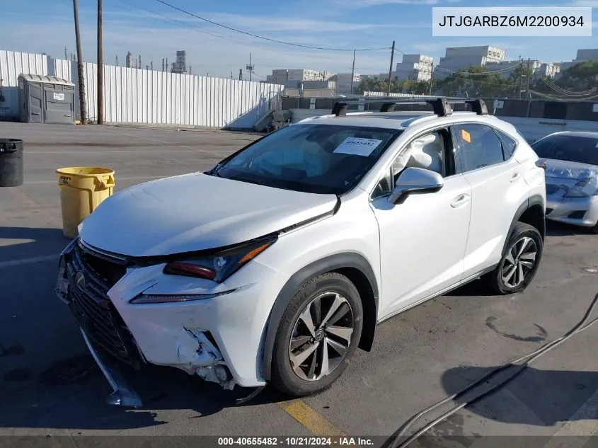 JTJGARBZ6M2200934 2021 Lexus Nx 300 Base/300 Luxury/300 F Sport