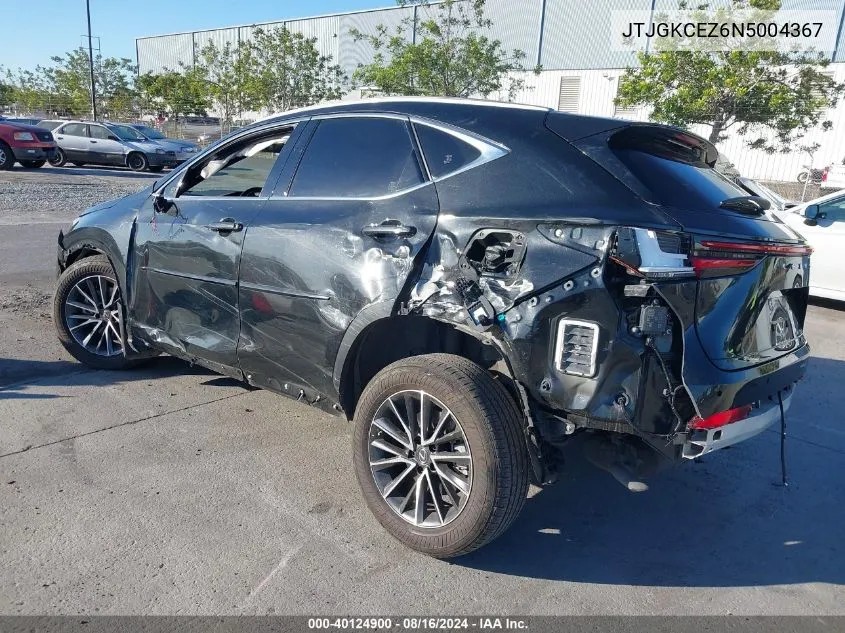 JTJGKCEZ6N5004367 2022 Lexus Nx 350H Premium