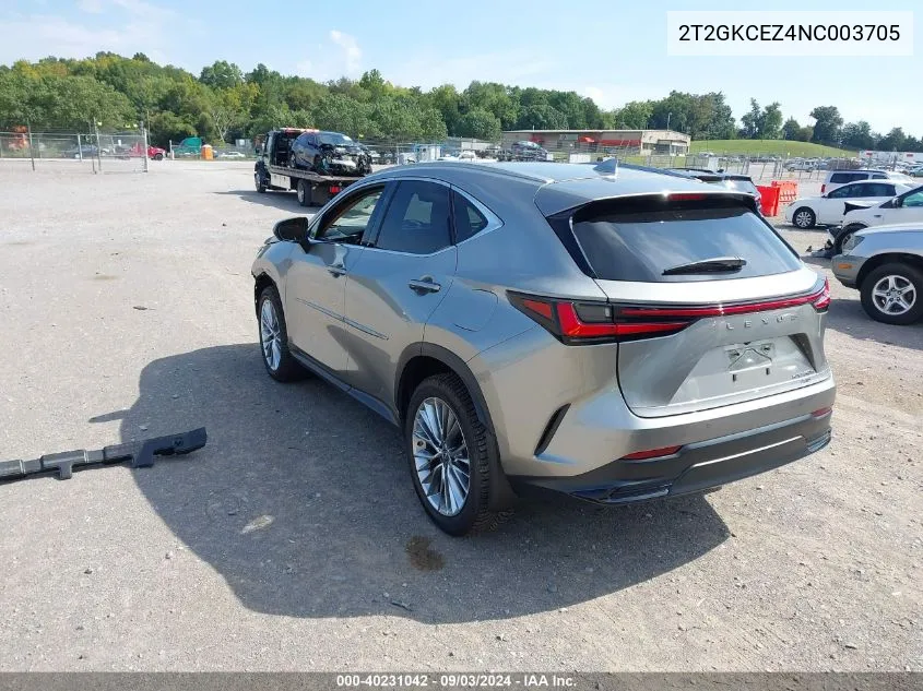 2T2GKCEZ4NC003705 2022 Lexus Nx 350H Premium