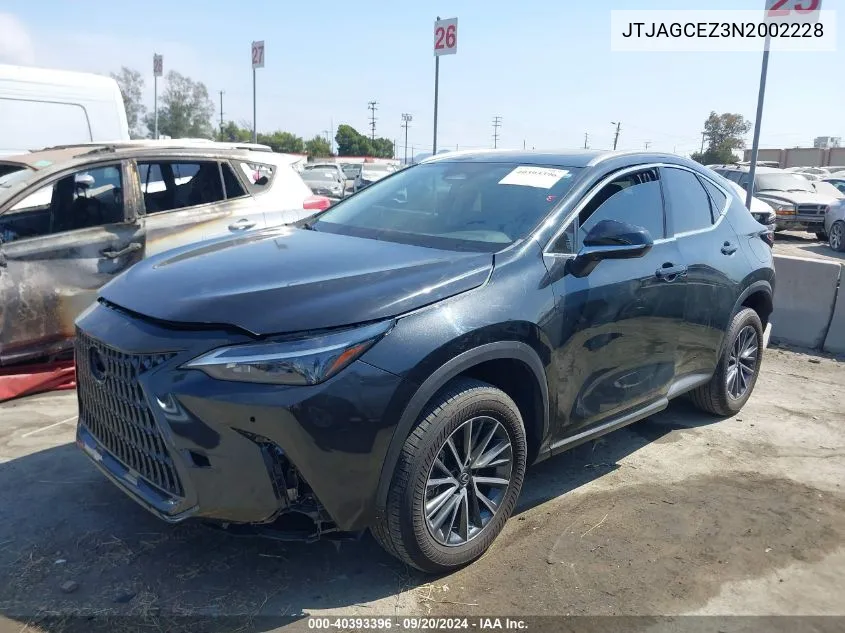 2022 Lexus Nx 350 350 VIN: JTJAGCEZ3N2002228 Lot: 40484975