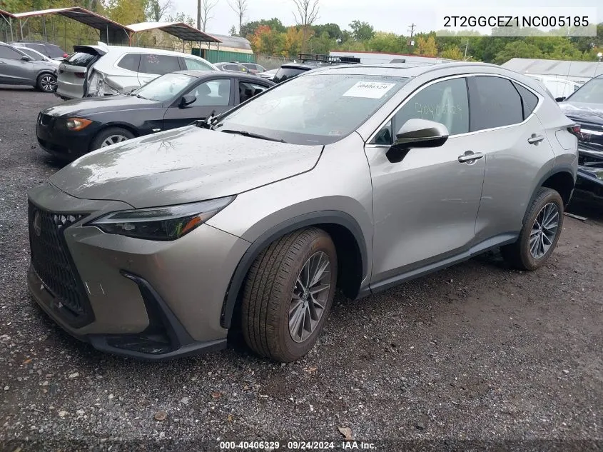 2T2GGCEZ1NC005185 2022 Lexus Nx 350