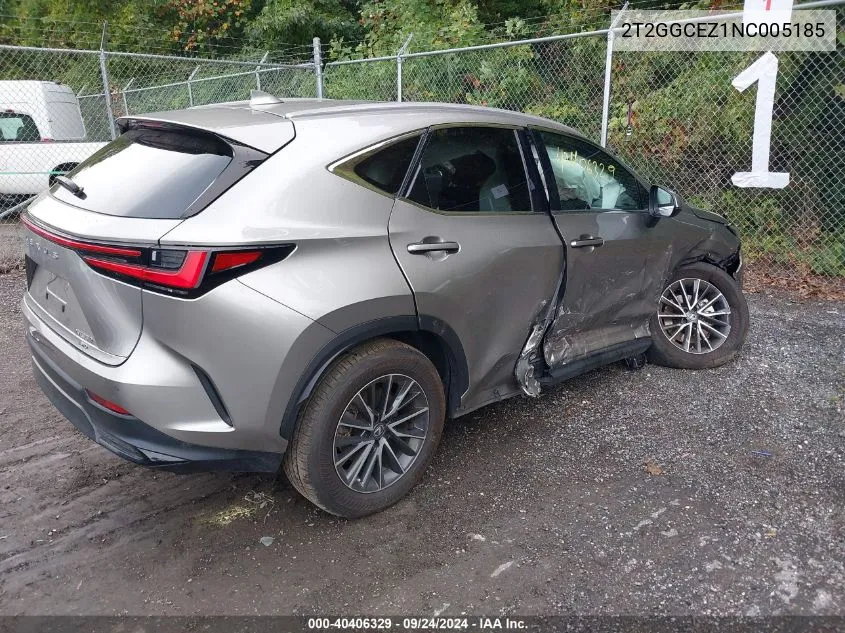 2T2GGCEZ1NC005185 2022 Lexus Nx 350