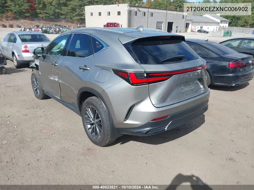 2022 Lexus Nx 350H Premium VIN: 2T2GKCEZXNC006902 Lot: 40523821