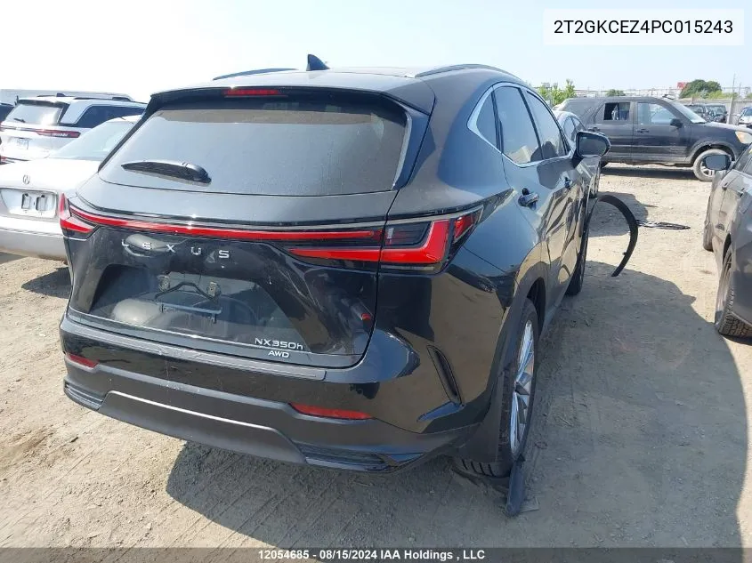 2T2GKCEZ4PC015243 2023 Lexus Nx 350H 350H