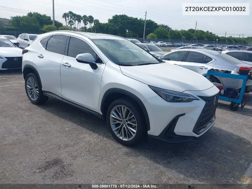 2023 Lexus Nx 350H Premium VIN: 2T2GKCEZXPC010032 Lot: 39801770