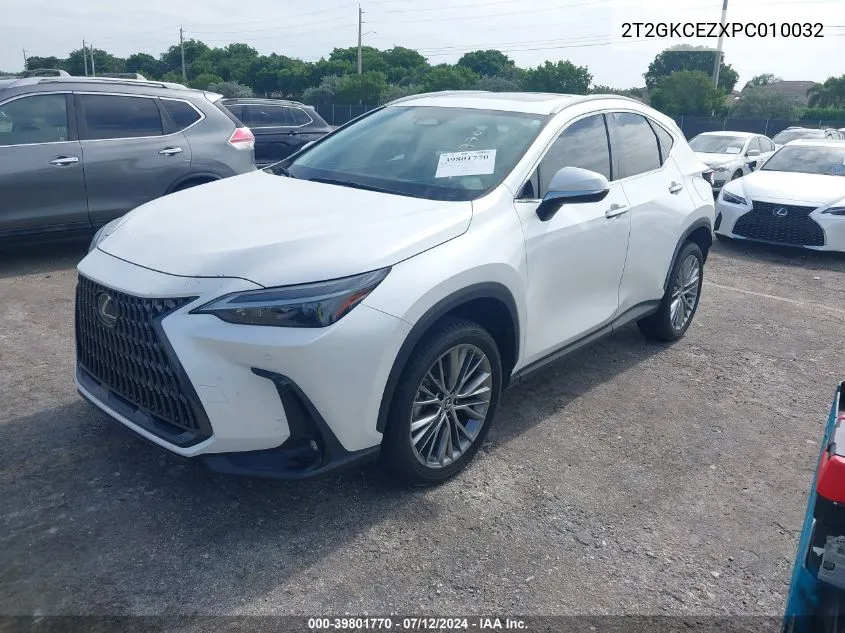 2T2GKCEZXPC010032 2023 Lexus Nx 350H Premium