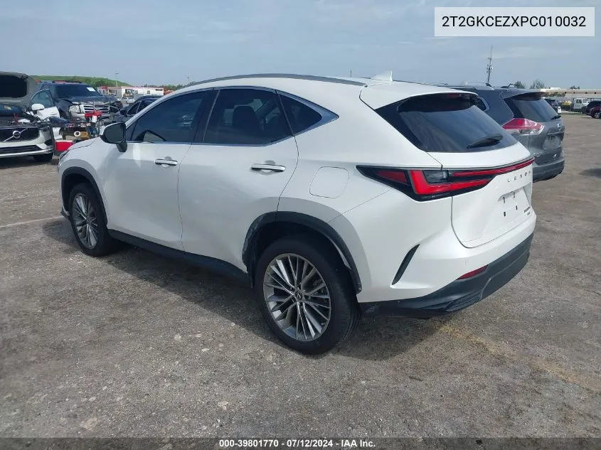 2023 Lexus Nx 350H Premium VIN: 2T2GKCEZXPC010032 Lot: 39801770