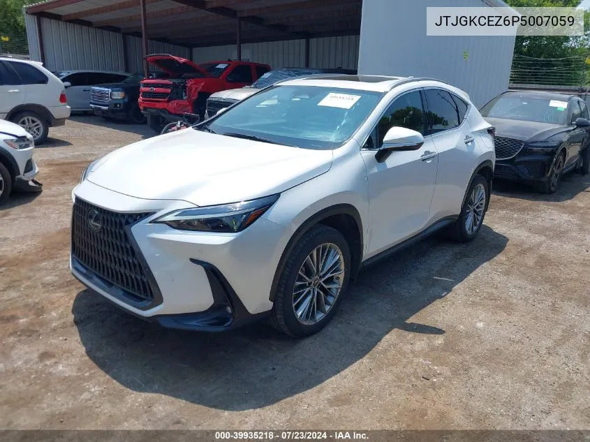 2023 Lexus Nx 350H Premium VIN: JTJGKCEZ6P5007059 Lot: 39935218